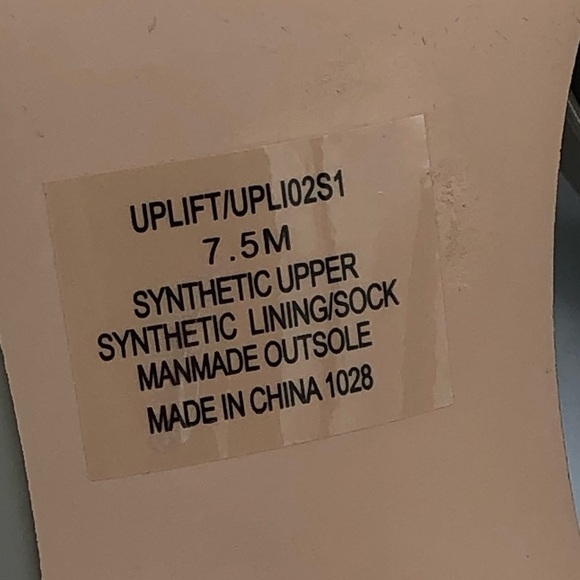 NEW Steve Madden Uplift Lace Up Square Toe Patent Heeled Sandals Size 7.5 - Picture 6 of 7